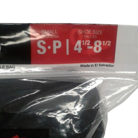 Hanes Size Small 4.5-8.5 No Show Socks Toddler Boys Cushion 10 Pairs Black NEW - Picture 3 of 6